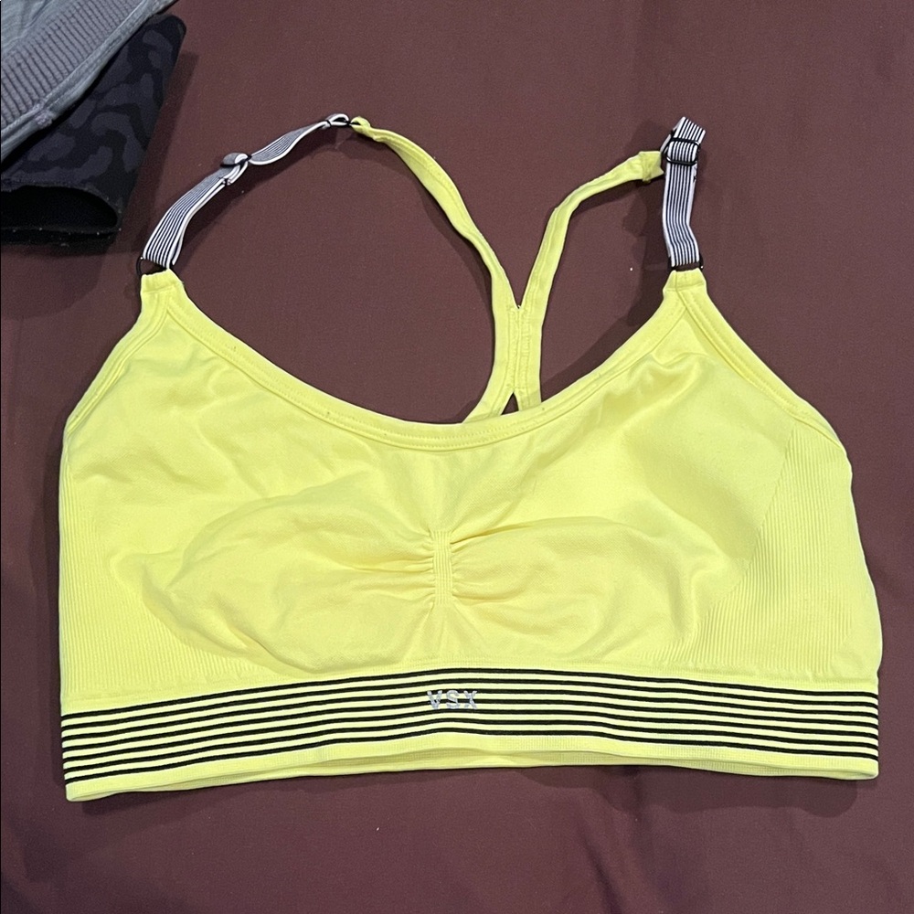 Yellow Women's Sports Bra Victoria’s Secret Large Like new
